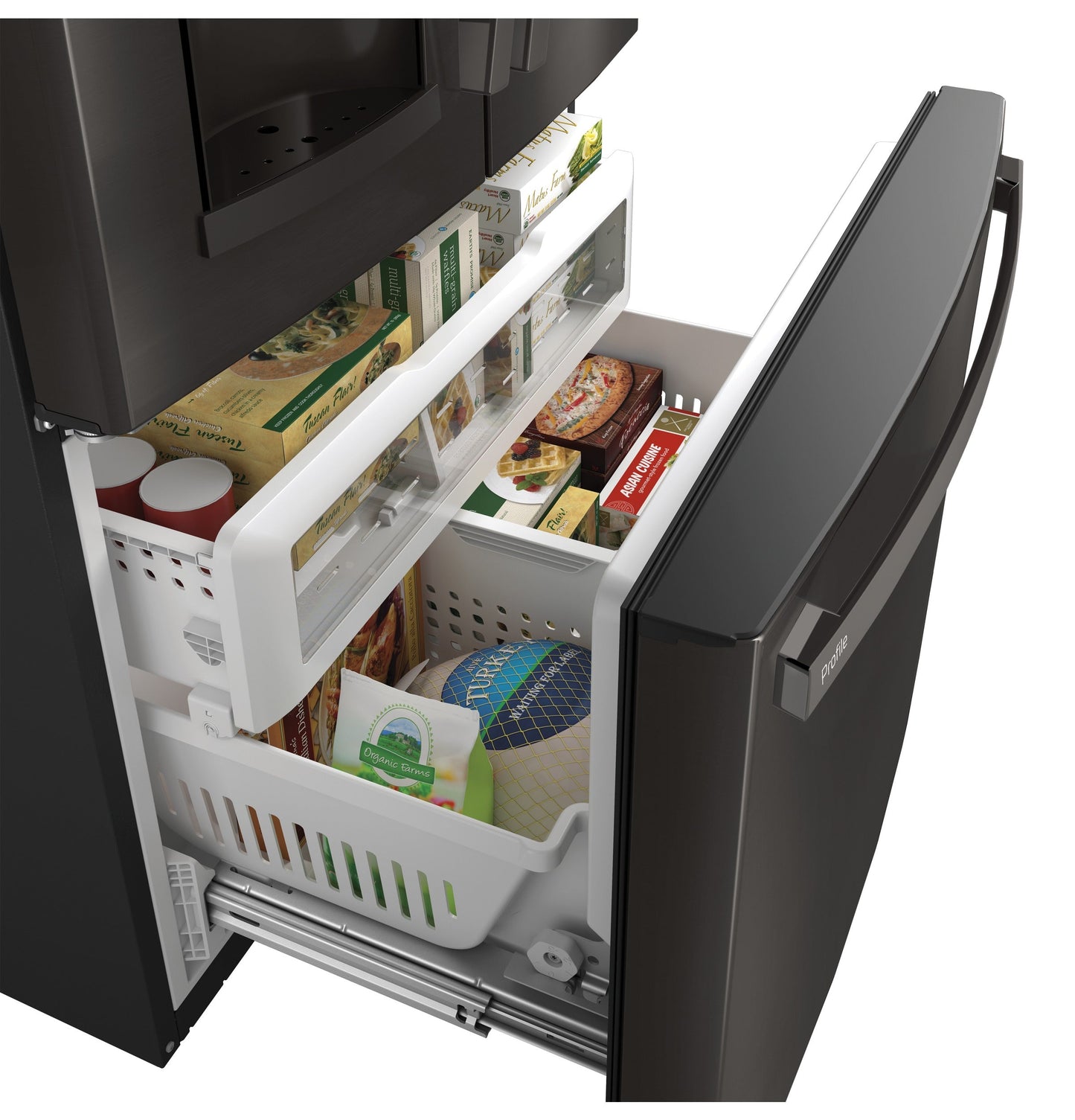 GE Profile™ Series ENERGY STAR® 27.7 Cu. Ft. French-Door Refrigerator with Hands-Free AutoFill