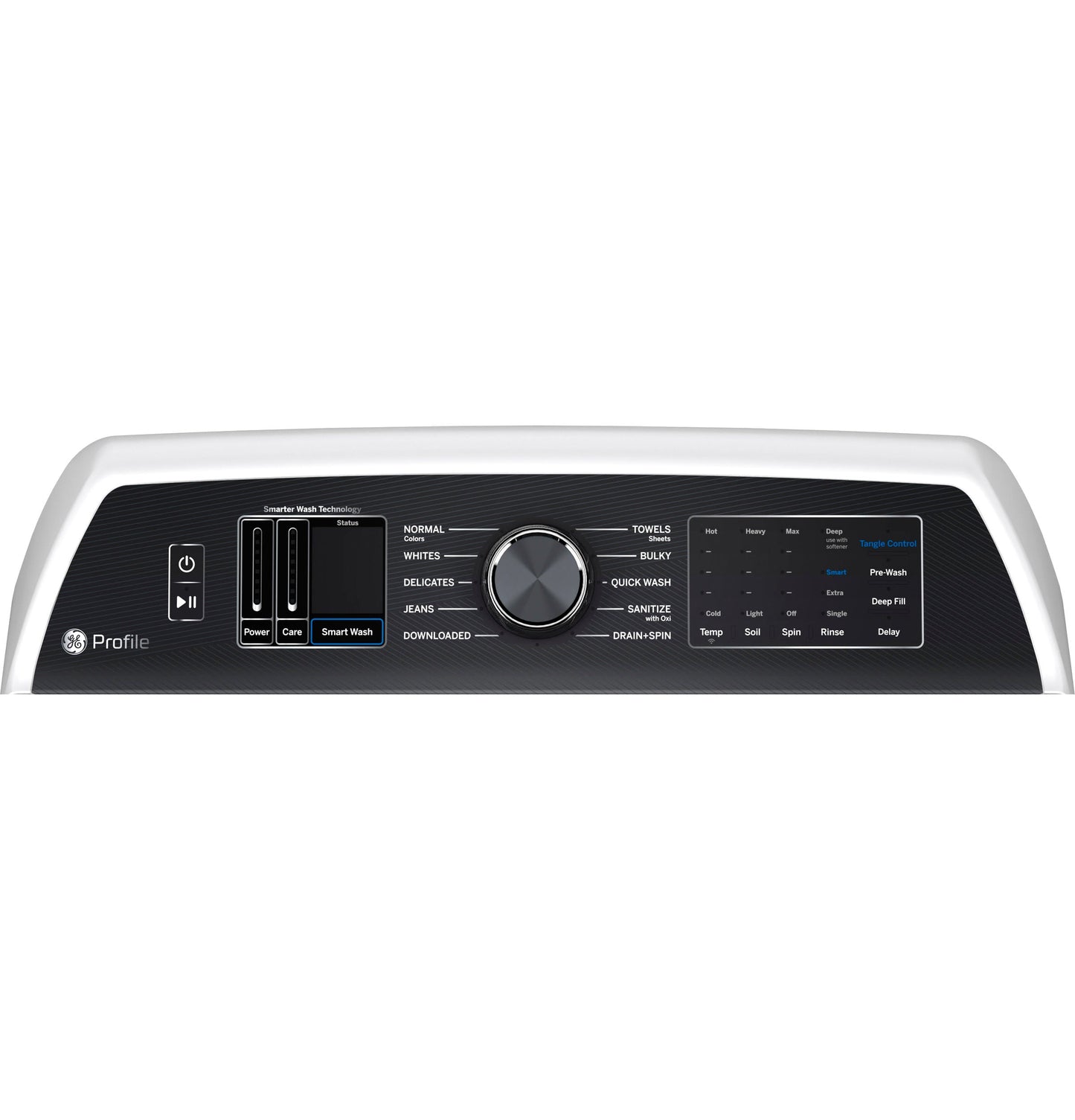 GE Profile™ 5.4 cu. ft. Capacity Washer with Smarter Wash Technology and FlexDispense™