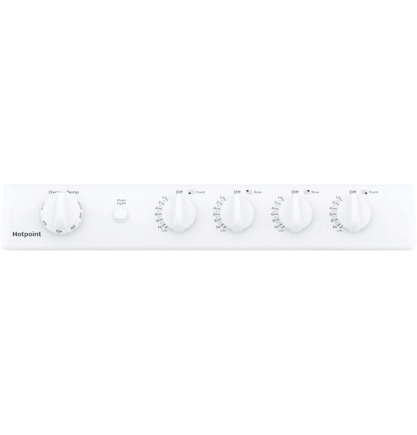 Hotpoint® 24" Front-Control Free-Standing Gas Range with Large Window