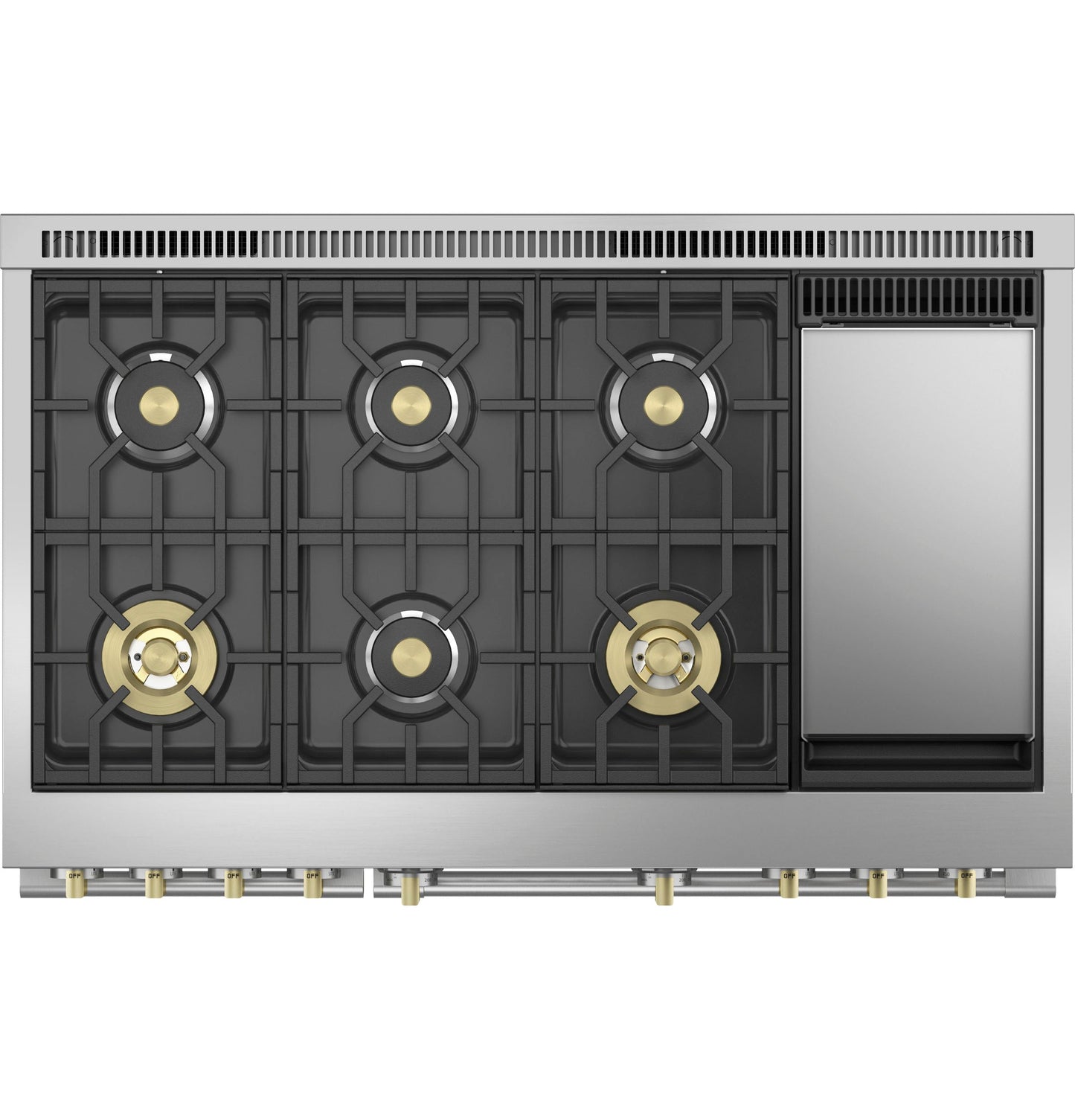 Monogram 48" Dual-Fuel Professional Range with 6 Burners and Griddle (Natural Gas)