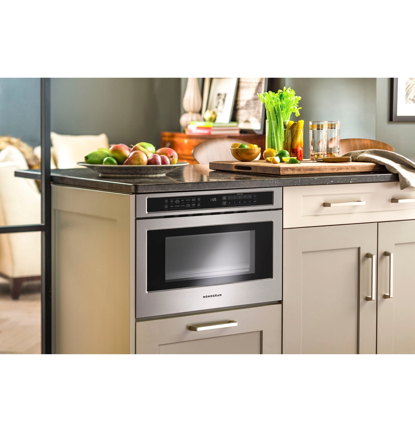 Monogram 1.2 Cu. Ft. Drawer Microwave