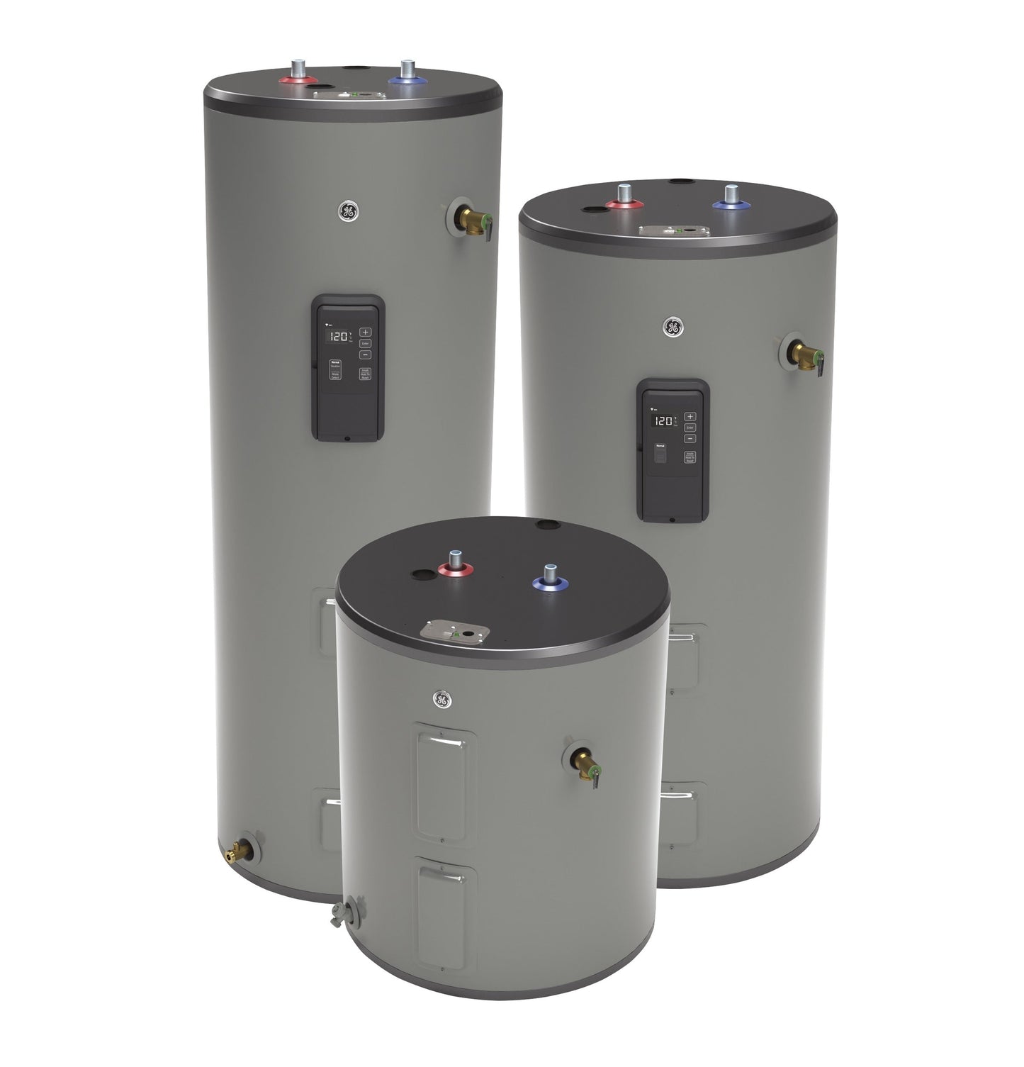 GE® 36 Gallon Top Port Lowboy Electric Water Heater