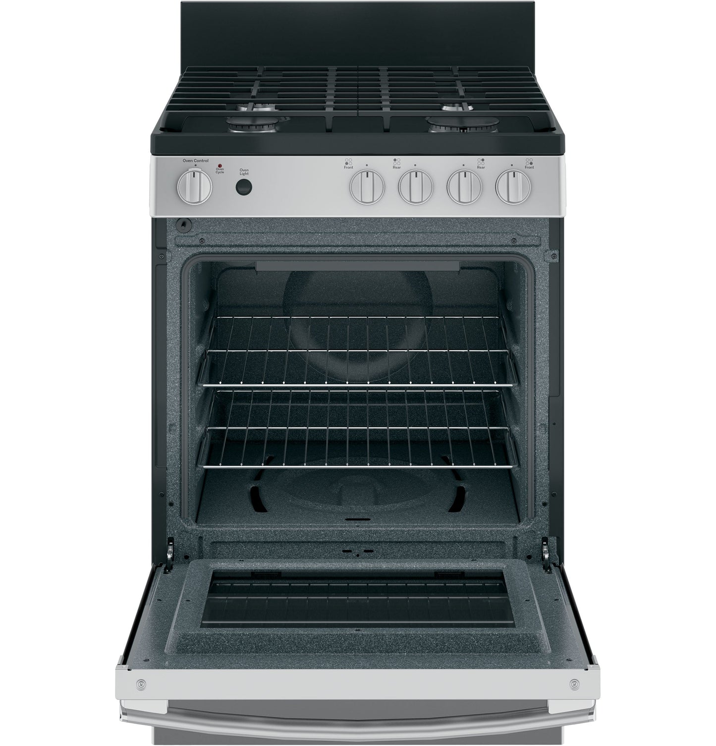 GE® 24" Steam Clean Free-Standing/Slide-in Gas Range