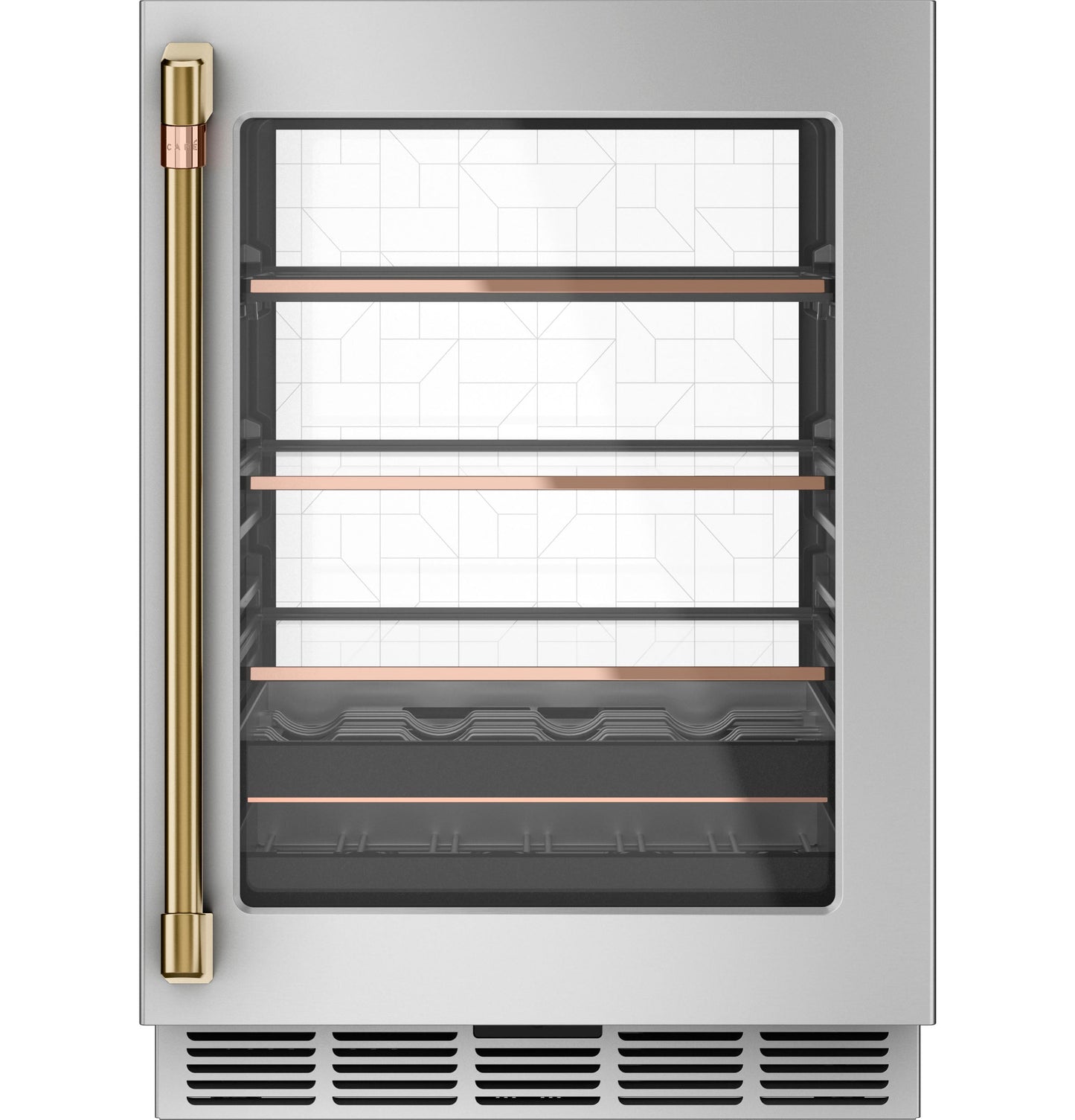 Café™ Wine/Beverage Center Handle Kit - Brushed Brass