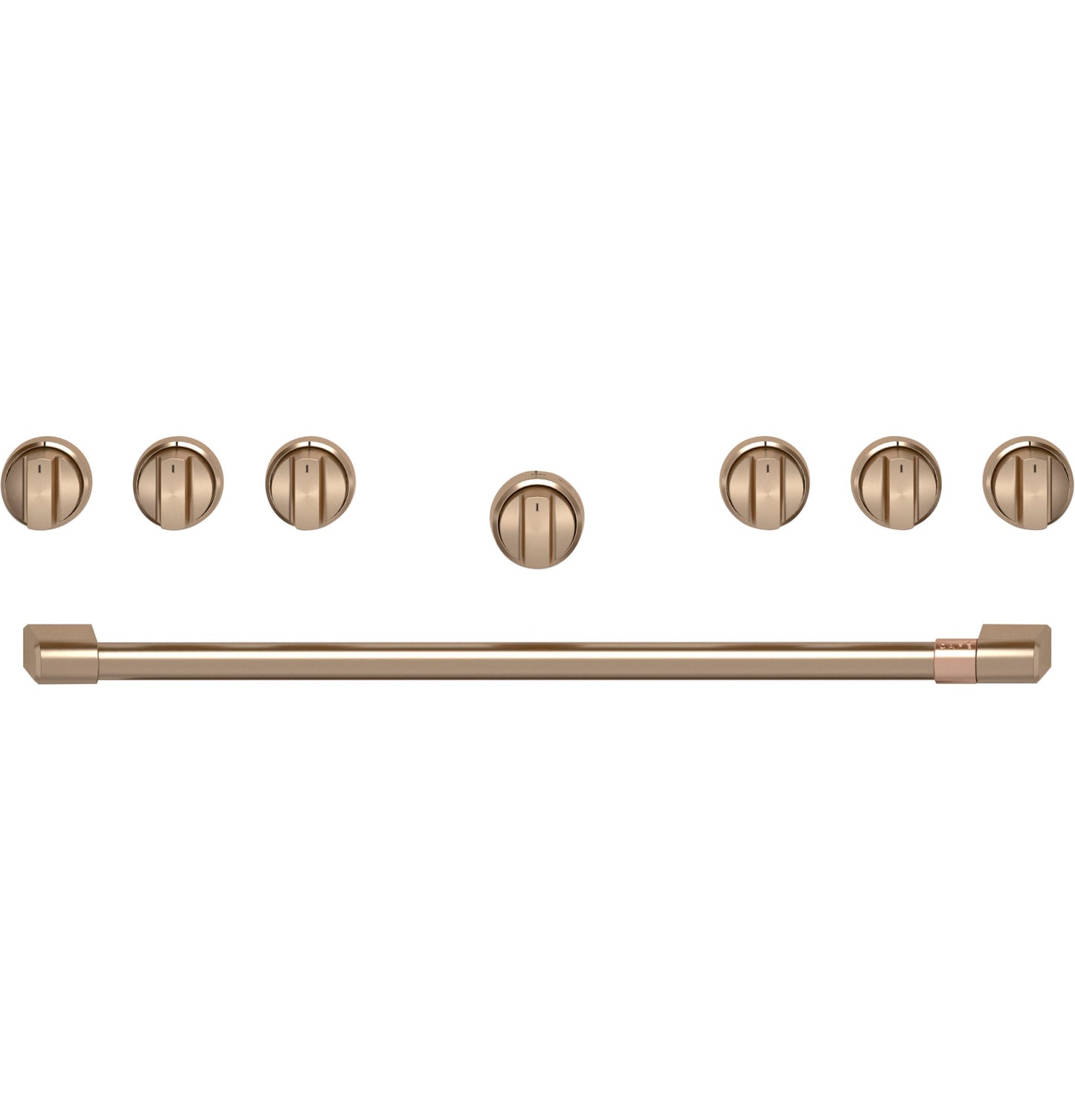 Café™ 36" Brushed Bronze Handle & Knob Set for Pro Range and Rangetop