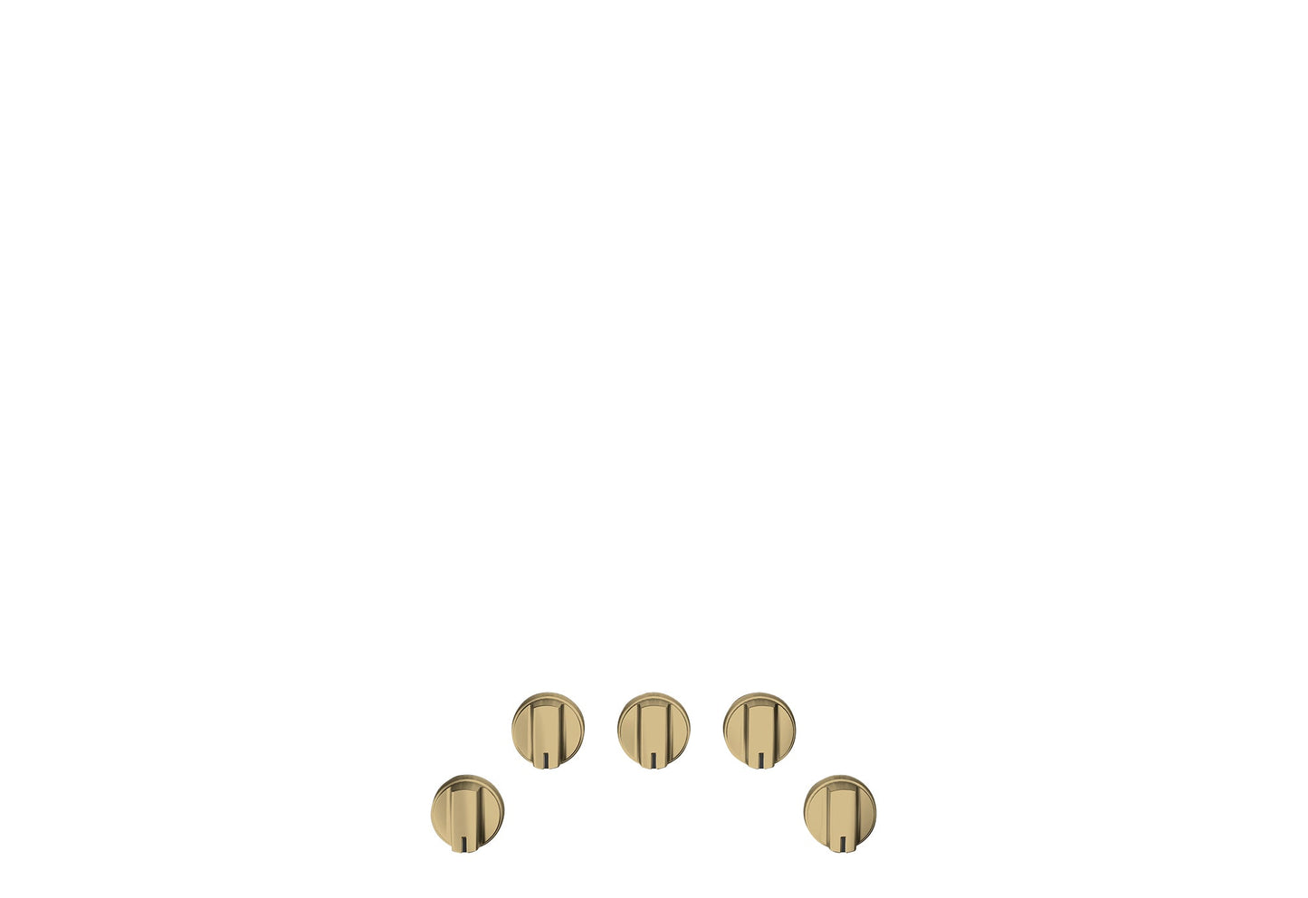 Café™ 5 Gas Cooktop Knobs - Brushed Brass