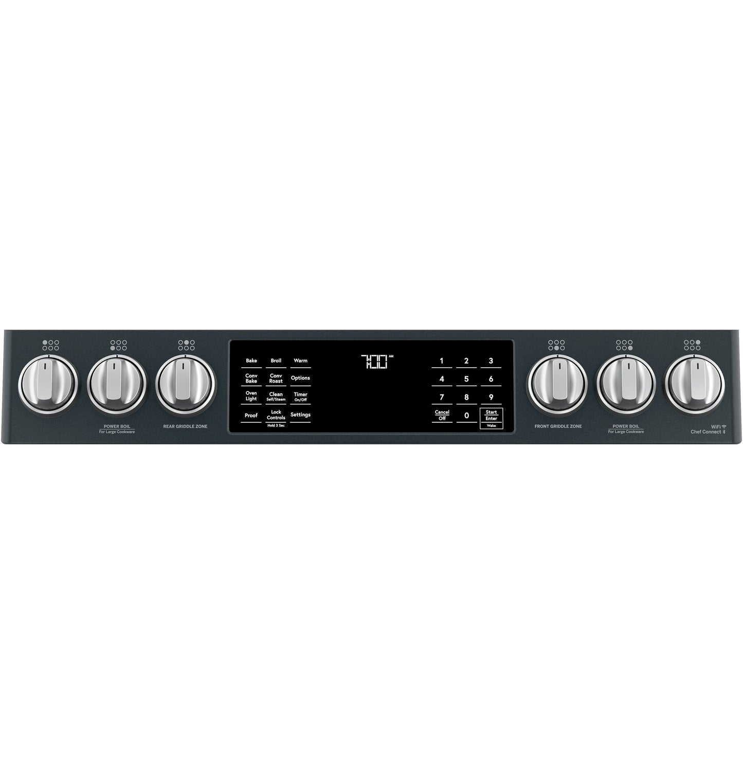Café™ 30" Smart Slide-In, Front-Control, Gas Range with Convection Oven