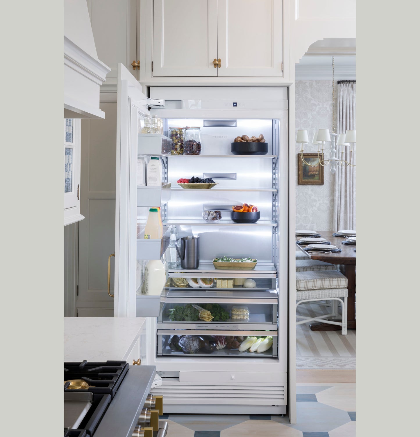 Monogram 36" Integrated, Panel-Ready Column Refrigerator