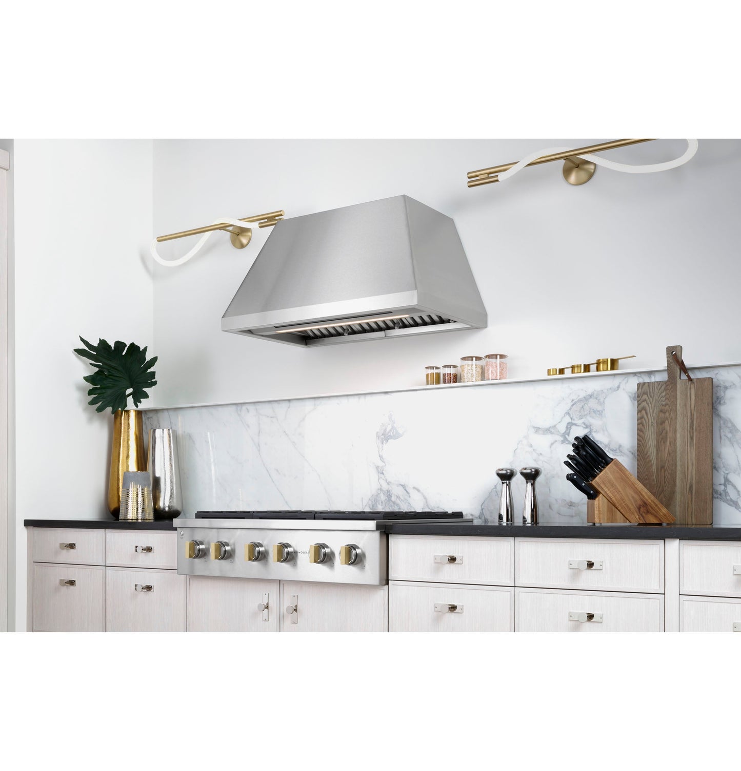 Monogram 36" Stainless Steel Professional Hood with Quietboost™ Blower