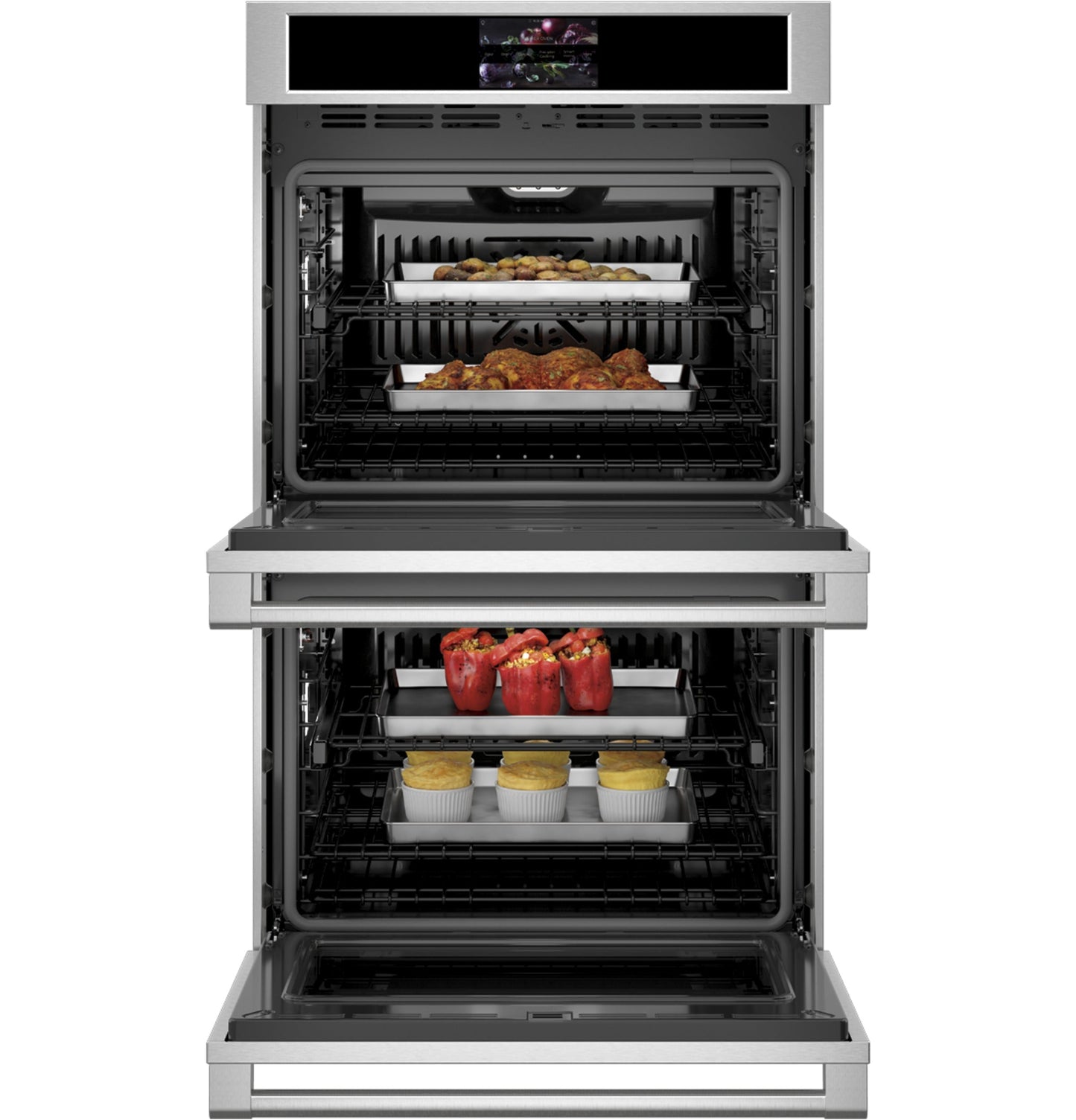 Monogram 30" Electric Convection Double Wall Oven Statement Collection