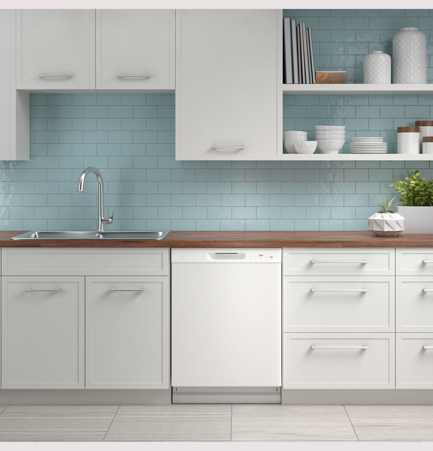 GE® Dishwasher with Front Controls with Power Cord