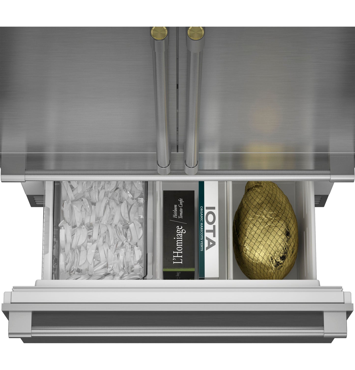 Monogram 36" Integrated French-Door Refrigerator