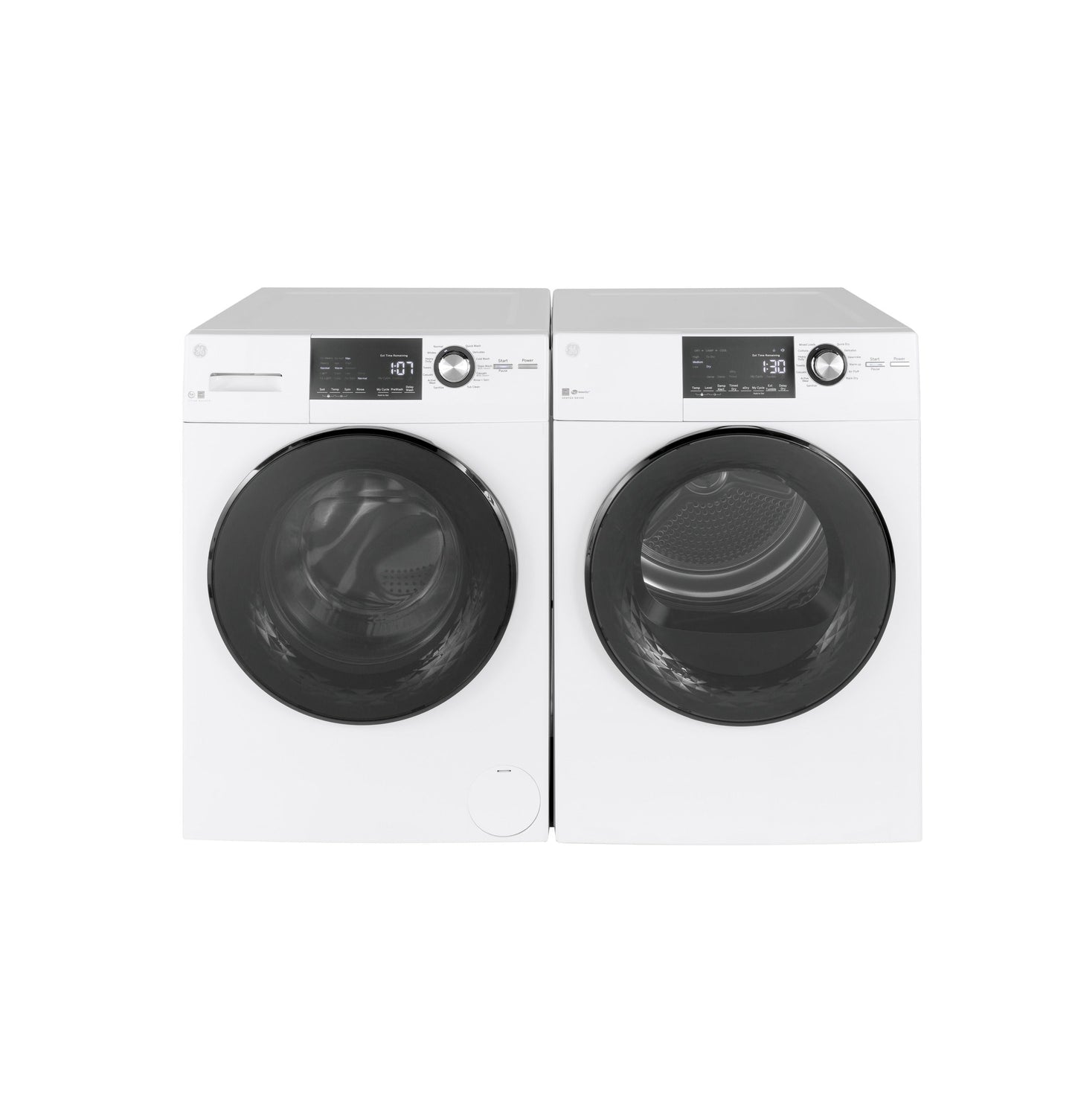 GE® 24" 4.3 Cu.Ft. Front Load Vented Electric Dryer with Stainless Steel Basket