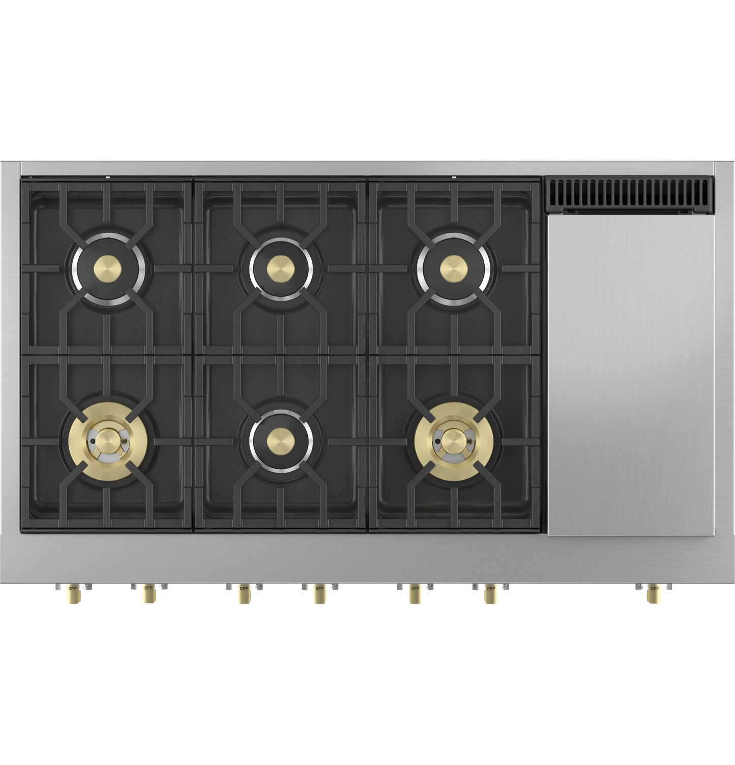 Monogram 48" Professional Gas Rangetop with 6 Burners and Griddle (Natural Gas)