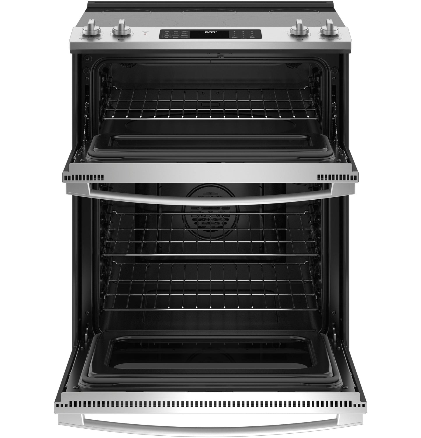 GE® 30" Slide-In Electric Convection Double Oven Range