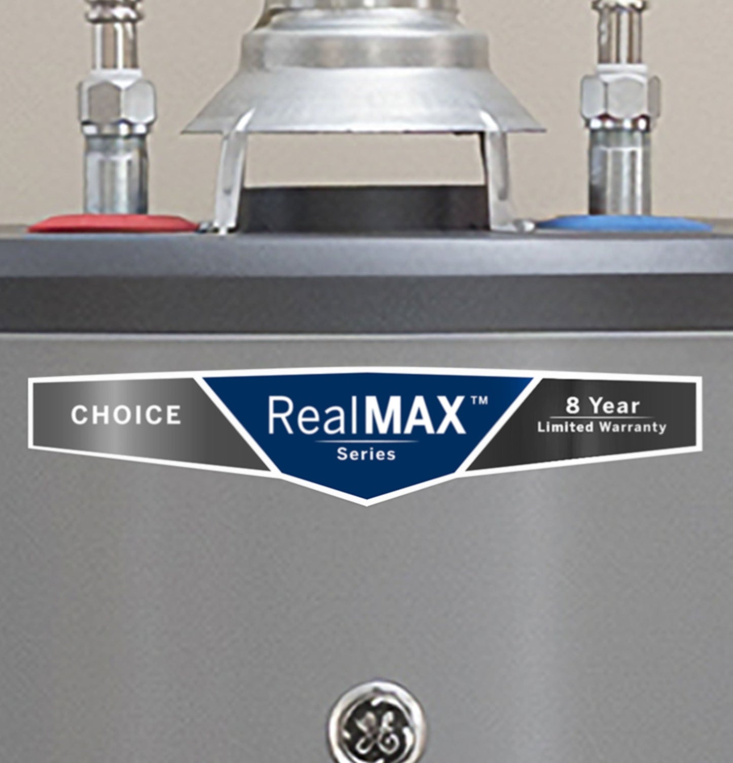 GE RealMAX Choice 50-Gallon Short Natural Gas Ultra Low-Nox Atmospheric Water Heater