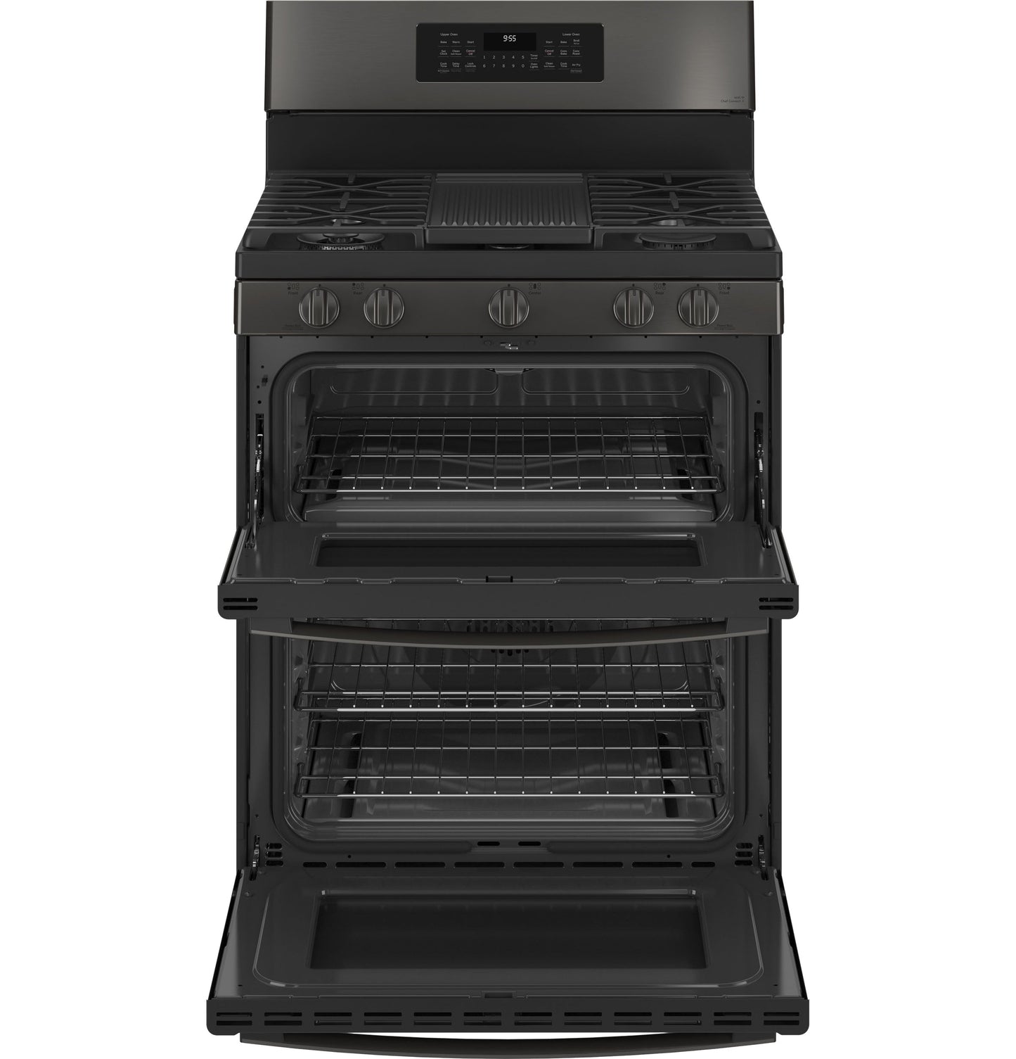 GE Profile™ 30" Free-Standing Gas Double Oven Convection Range with No Preheat Air Fry