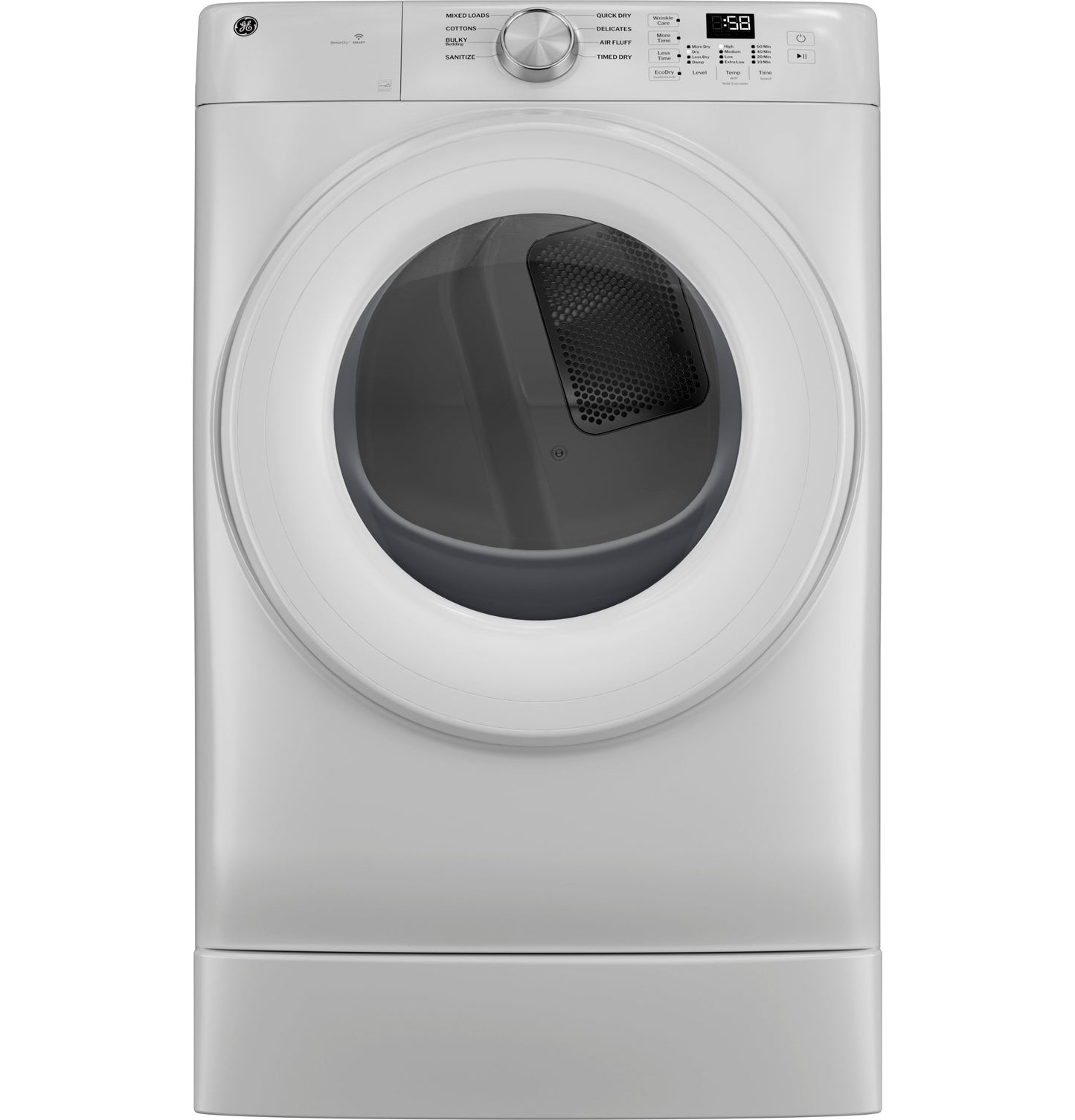 GE® ENERGY STAR® 7.8 cu. ft. Capacity Smart Front Load Electric Dryer