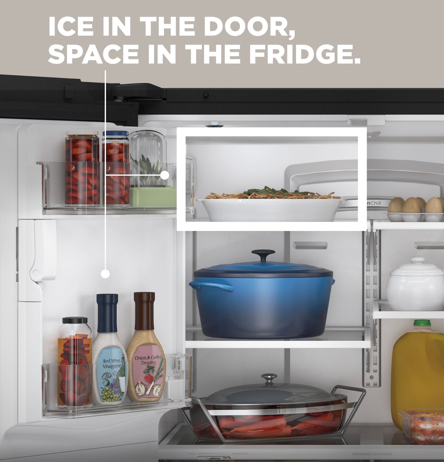 GE® ENERGY STAR® 25.7 Cu. Ft. Fingerprint Resistant French-Door Refrigerator