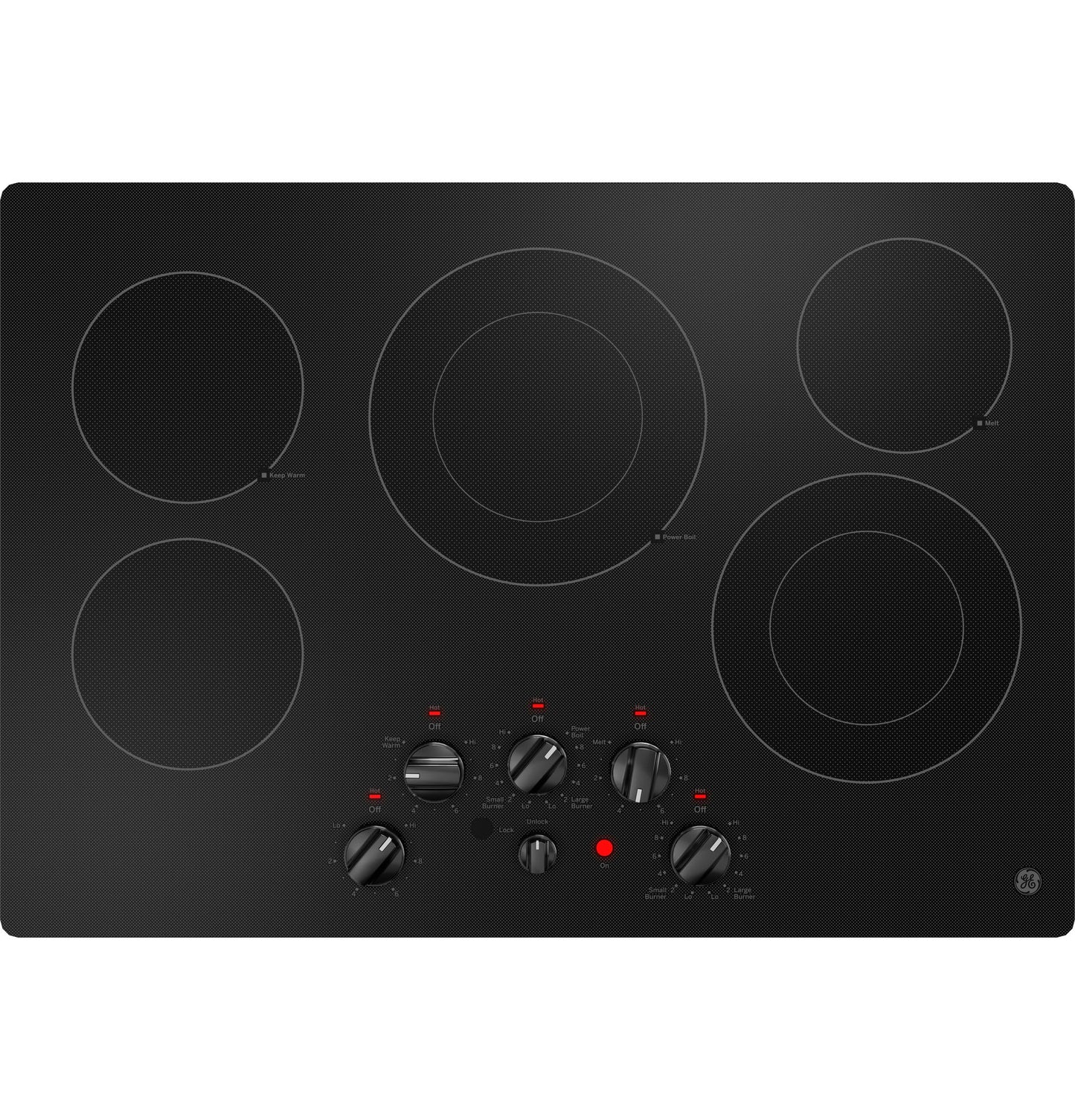 GE® 30" Built-In knob Control Electric Cooktop