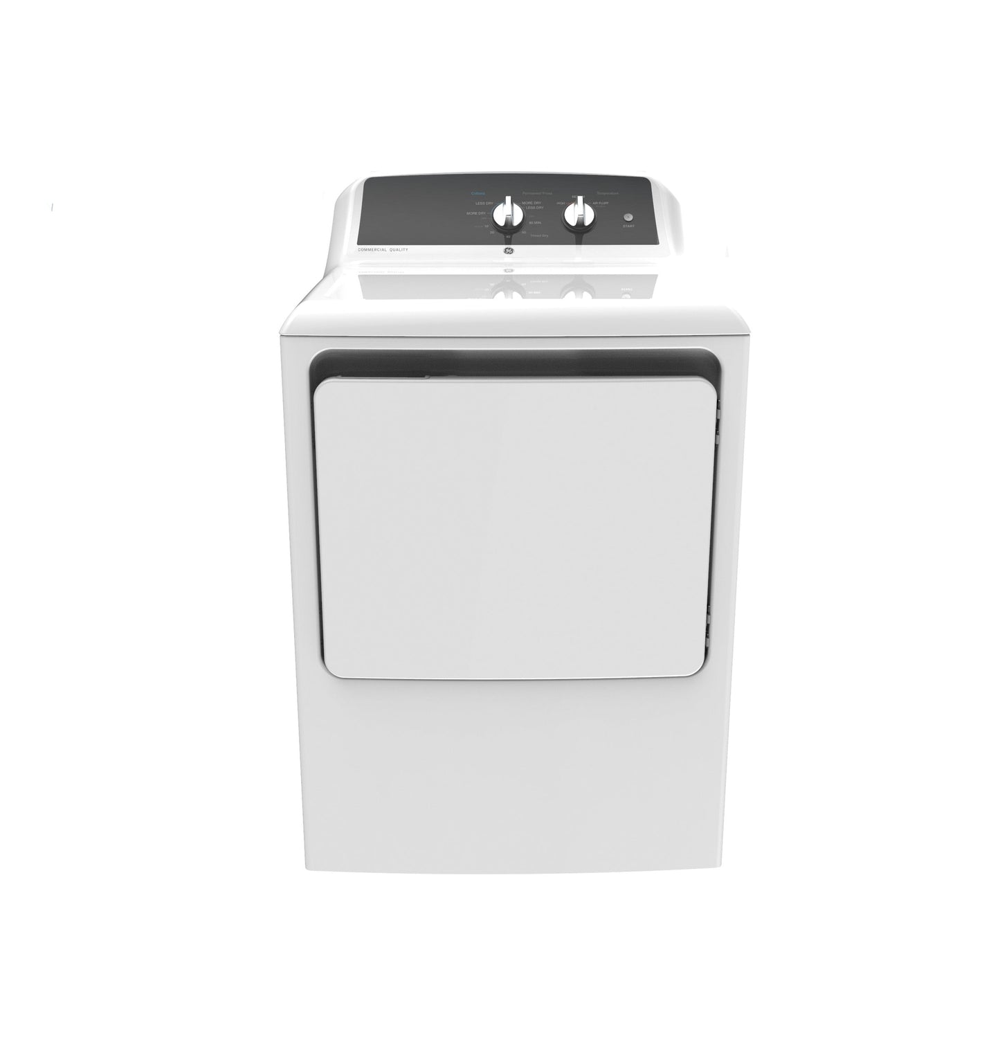 GE® 6.2 cu. ft. Capacity aluminized alloy drum Gas Dryer