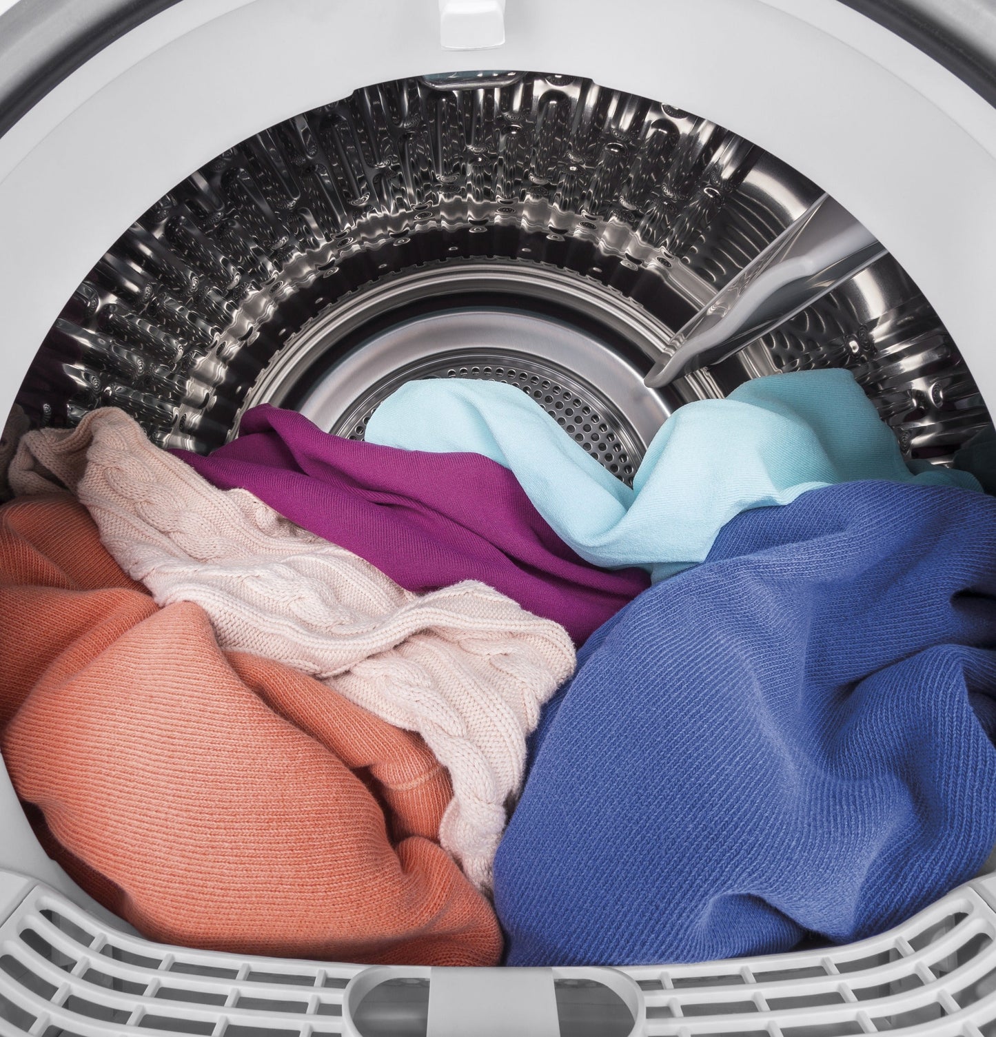 GE® 24" 4.3 Cu.Ft. Front Load Vented Electric Dryer with Stainless Steel Basket