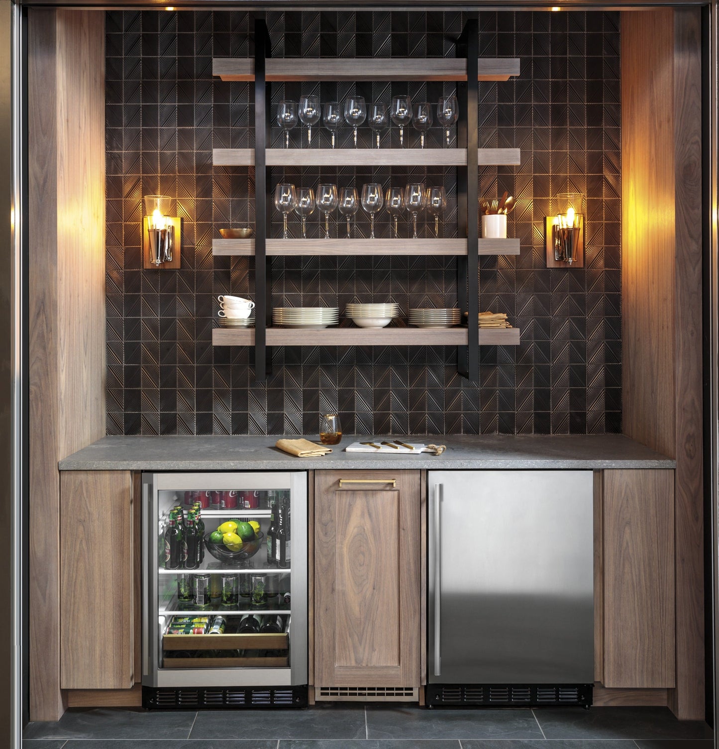 Monogram Bar Refrigerator with Icemaker