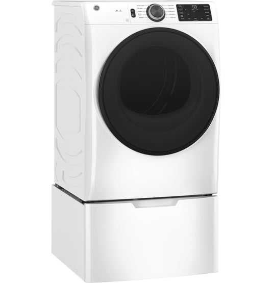 GE® 7.8 cu. ft. Capacity Smart Front Load Electric Dryer with Sanitize Cycle
