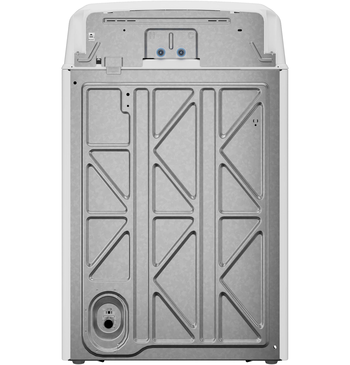 GE® 4.6 cu. ft. Capacity Washer with Stainless Steel Basket,Cold Plus and Wash Boost