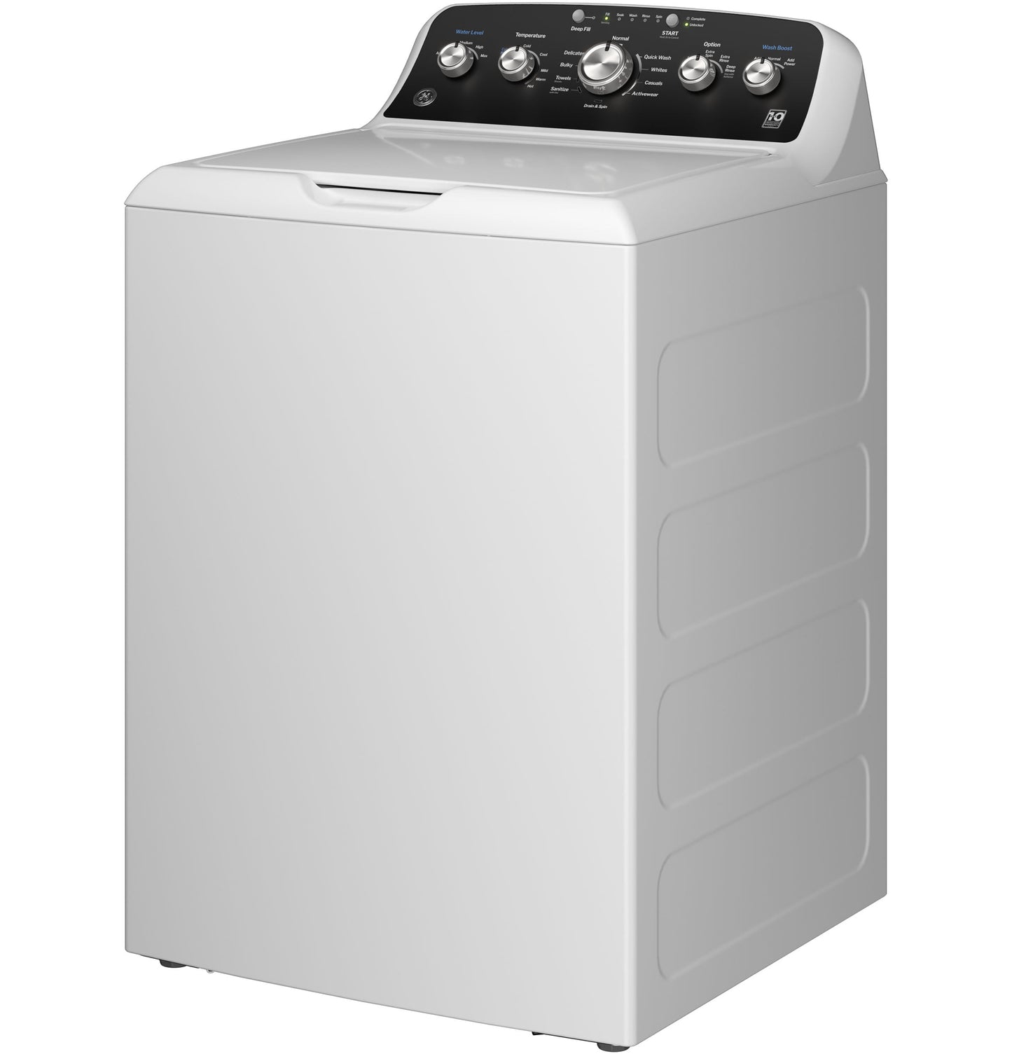 GE® 4.6 cu. ft. Capacity Washer with Stainless Steel Basket,Cold Plus and Wash Boost