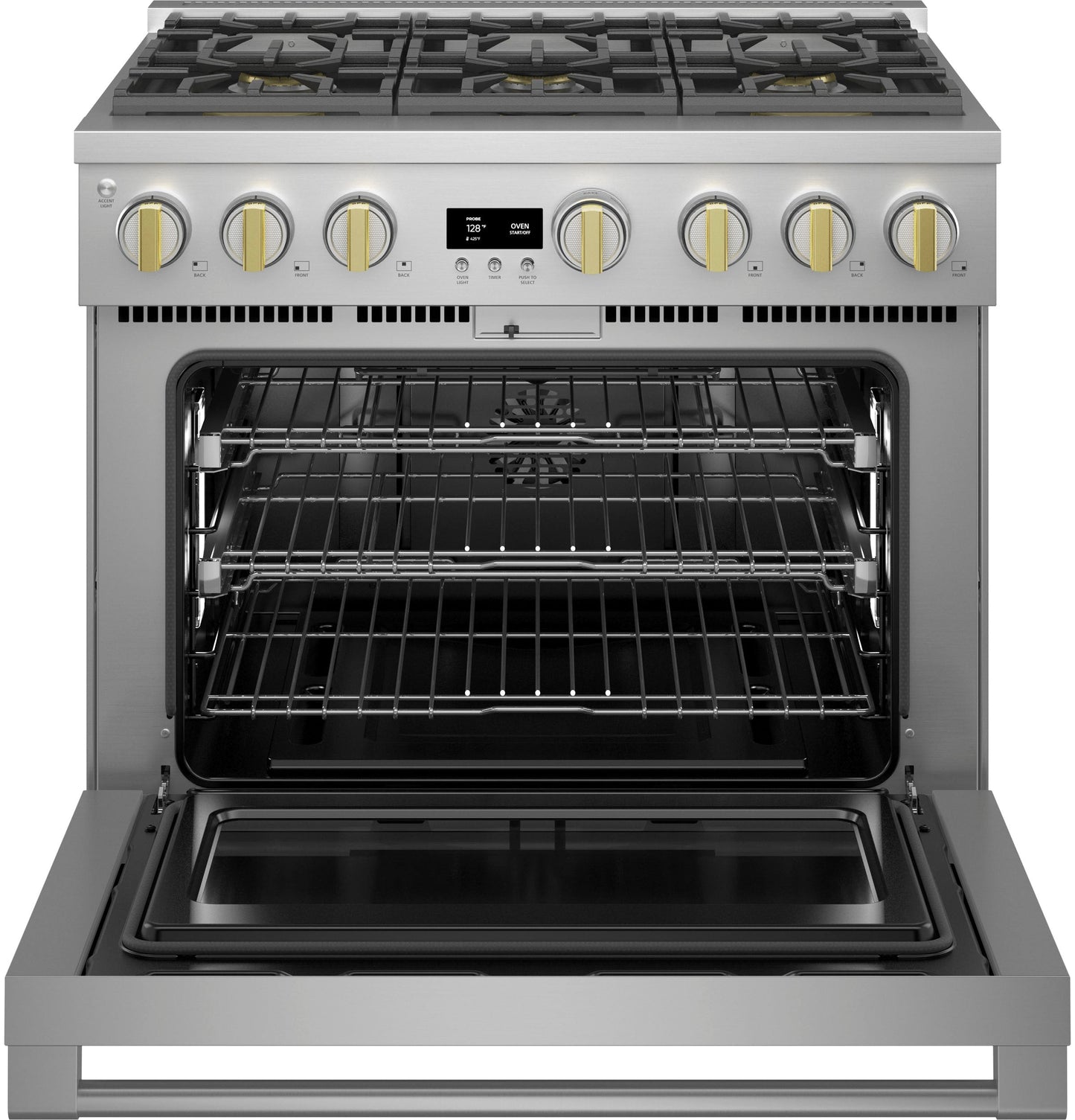 Monogram 36" All Gas Professional Range with 6 Burners (Natural Gas)
