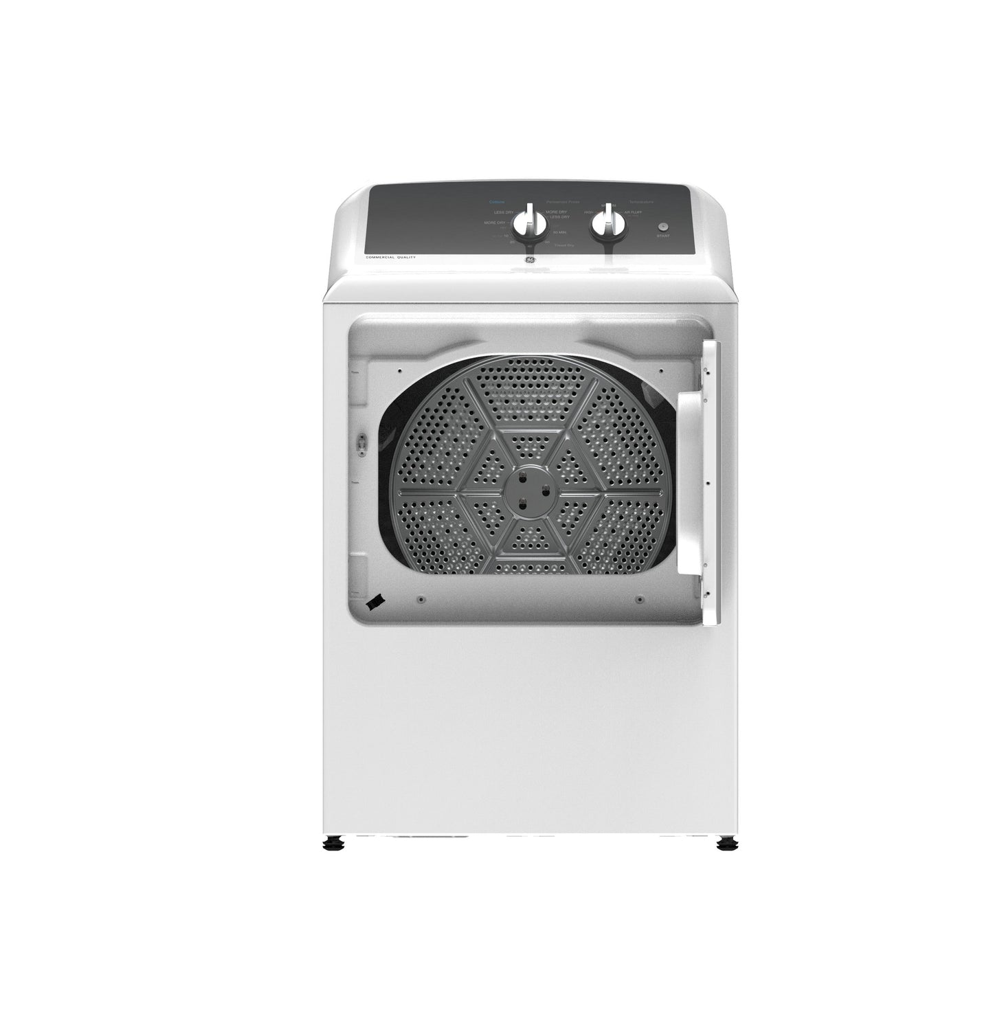 GE® 6.2 cu. ft. Capacity aluminized alloy drum Gas Dryer