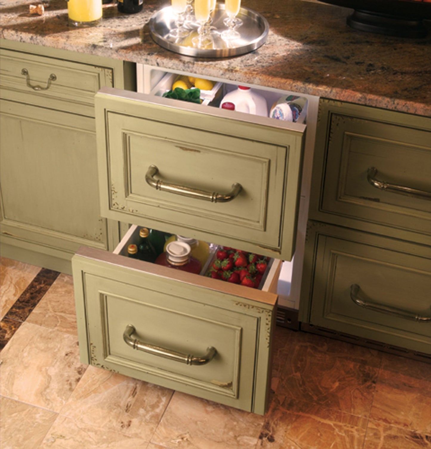 Monogram Double-Drawer Refrigerator Module
