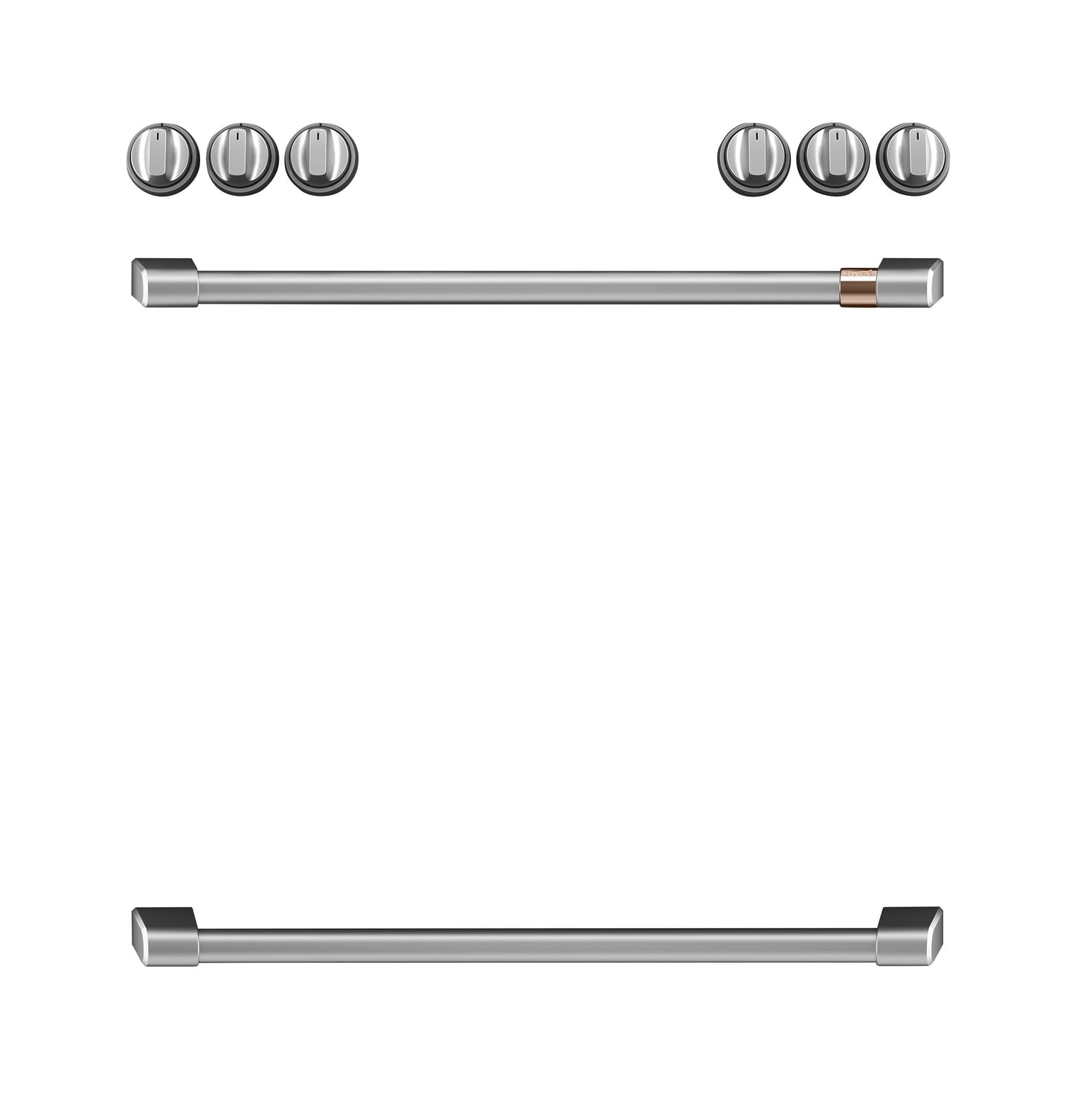 Café™ Front Control Electric Knobs and Handles - Brushed Stainless