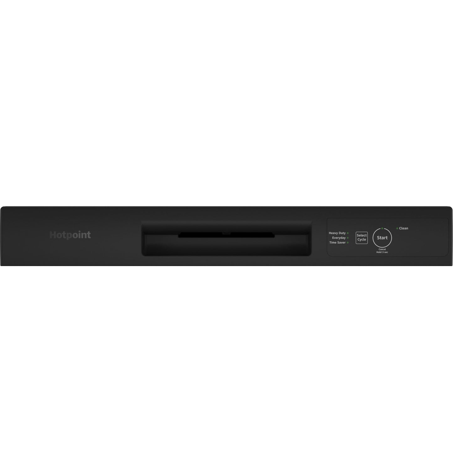 Hotpoint® Two Button Dishwasher with Plastic Interior