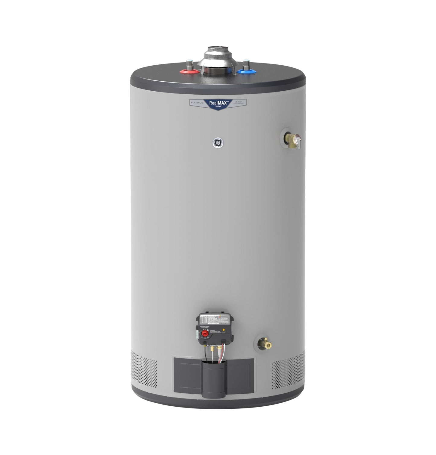 GE RealMAX Platinum 50-Gallon Short Natural Gas Ultra Low-Nox Atmospheric Water Heater