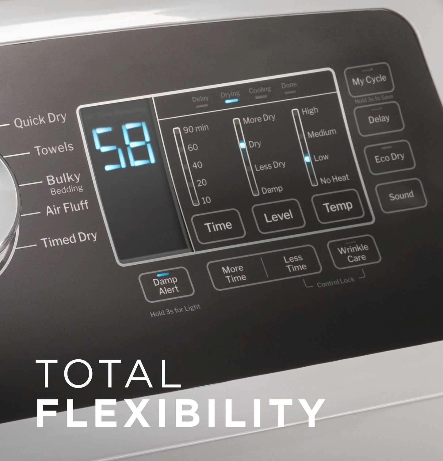 GE® 7.4 cu. ft. Capacity with Sensor Dry Electric Dryer