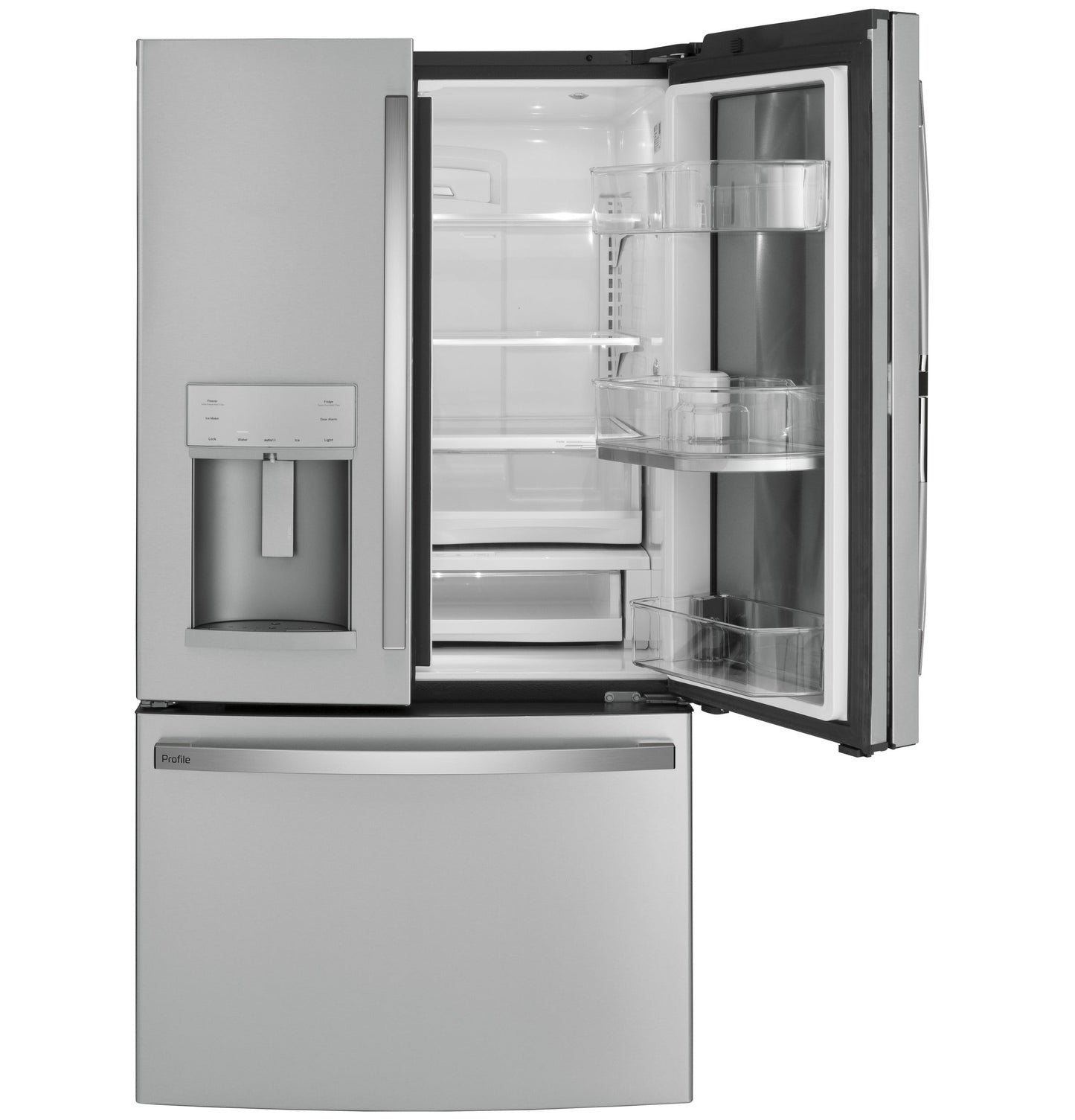 GE Profile™ Series 27.7 Cu. Ft. Fingerprint Resistant French-Door Refrigerator with Door In Door and Hands-Free AutoFill