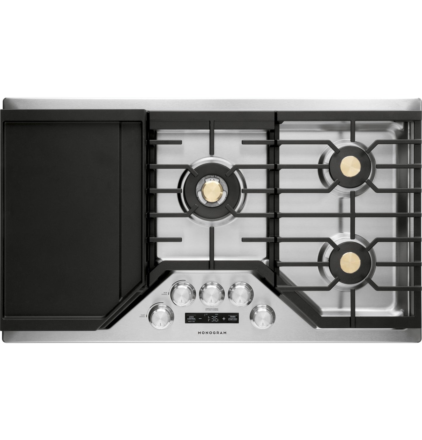 Monogram 36" Deep-Recessed Gas Cooktop (Natural Gas)