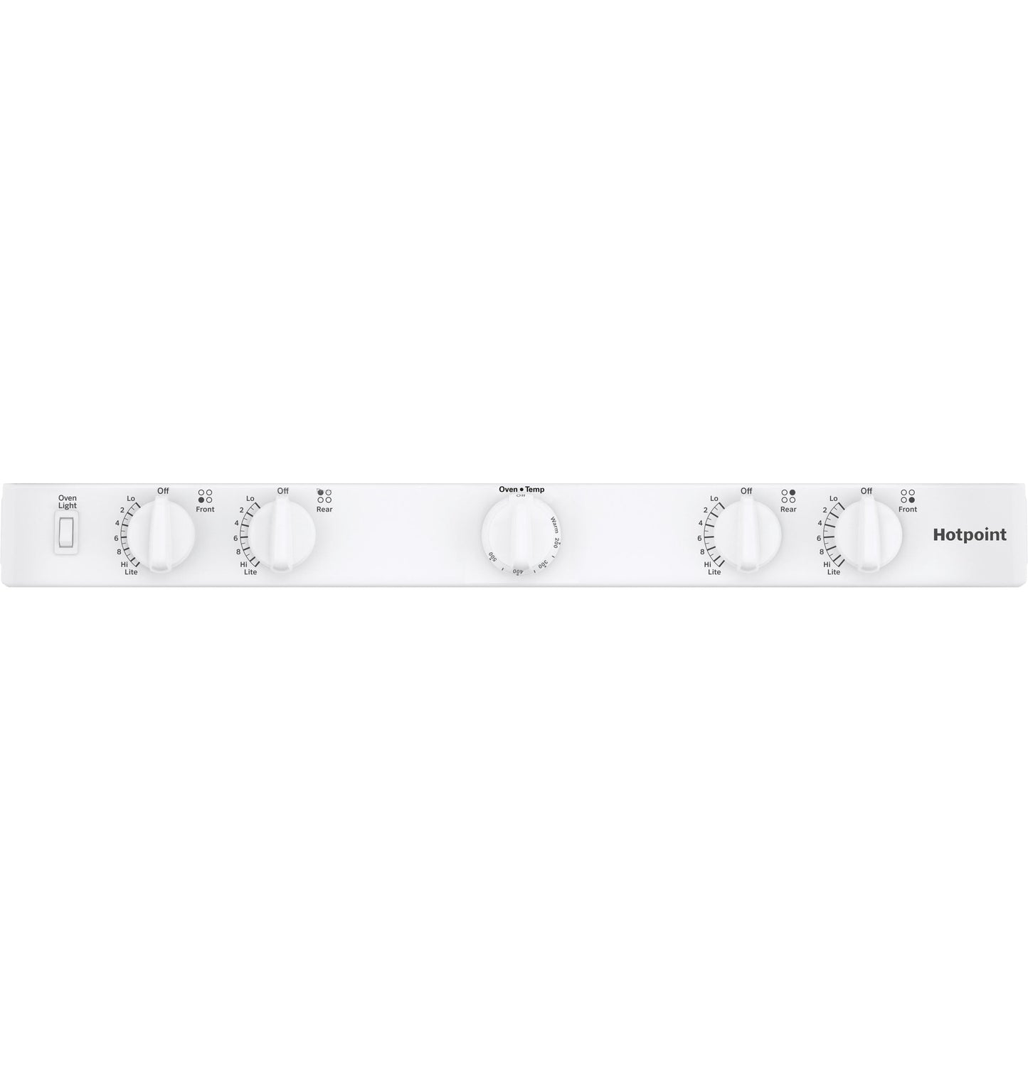 Hotpoint® 30" Free-Standing Front Control Gas Range
