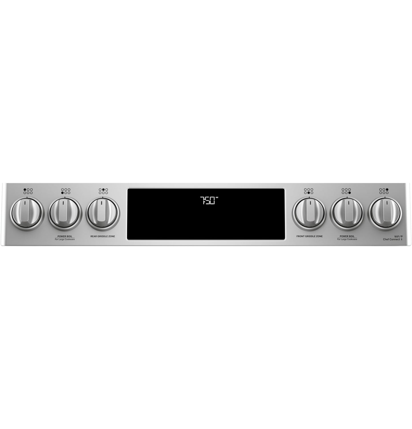 Café™ 30" Smart Slide-In, Front-Control, Gas Double-Oven Range with Convection