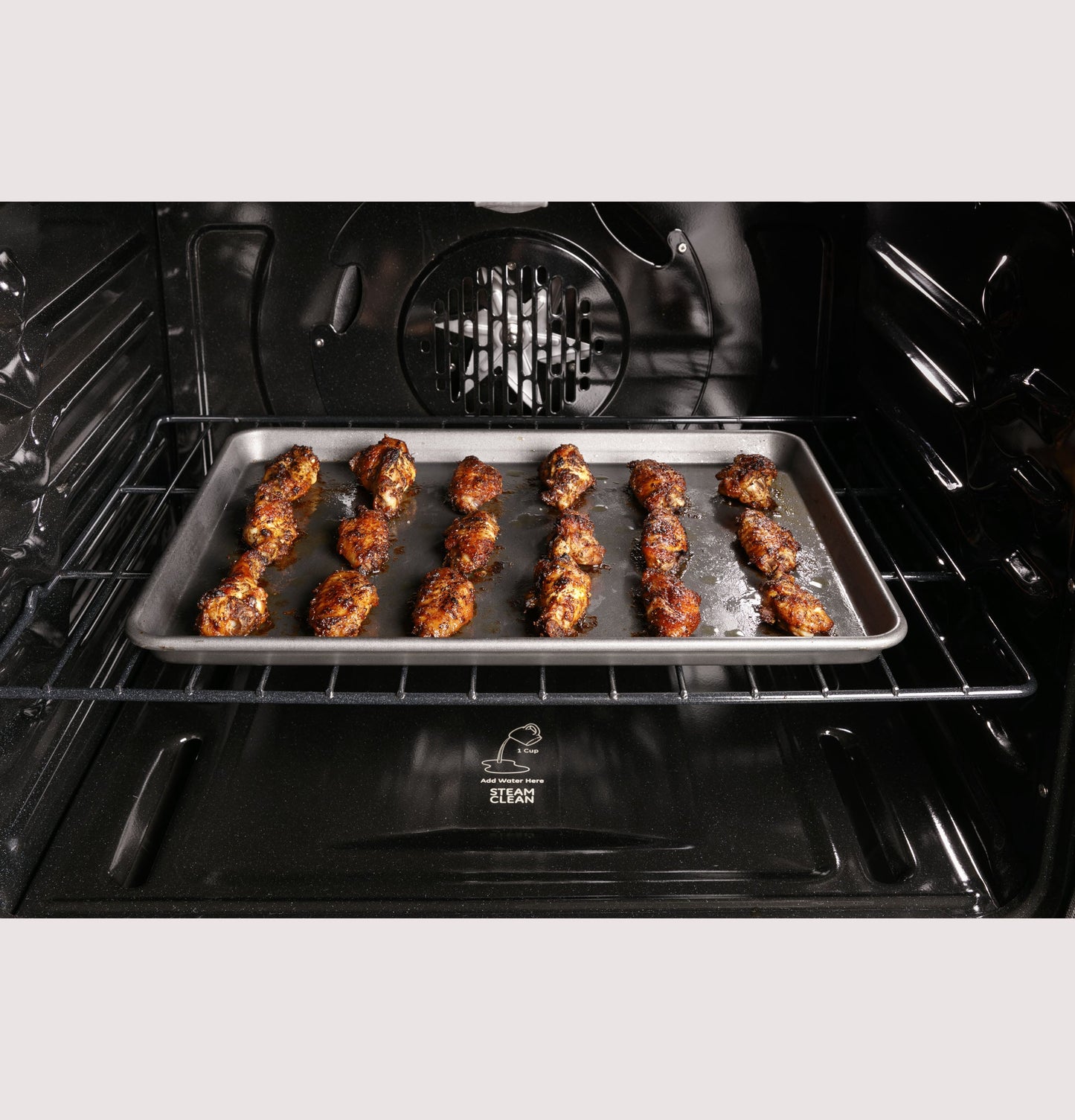 GE Profile™ 30" Free-Standing Gas Double Oven Convection Fingerprint Resistant Range with No Preheat Air Fry