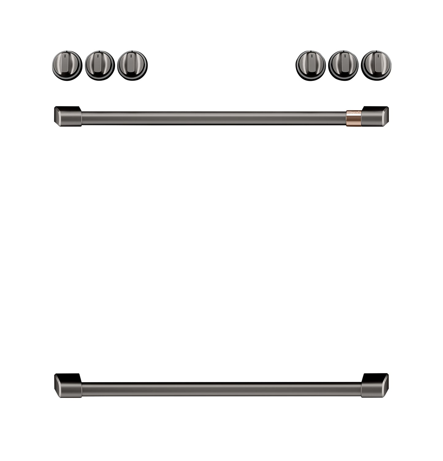 Café™ Front Control Electric Knobs and Handles - Brushed Black
