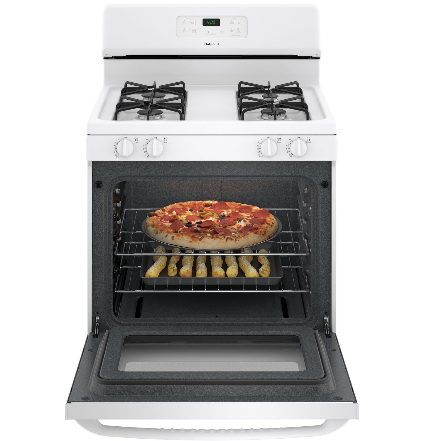 Hotpoint® 30" Free-Standing Standard Clean Gas Range