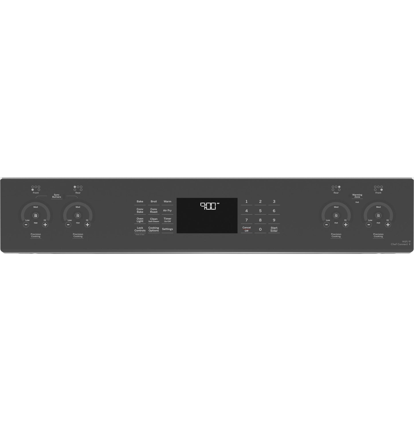GE Profile™ ENERGY STAR® 30" Smart Slide-In Fingerprint Resistant Front-Control Induction and Convection Range with No Preheat Air Fry