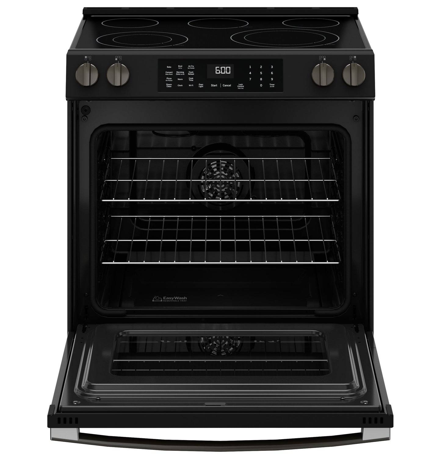 GE® 30" Slide-In Electric Convection Range with No Preheat Air Fry and EasyWash™ Oven Tray