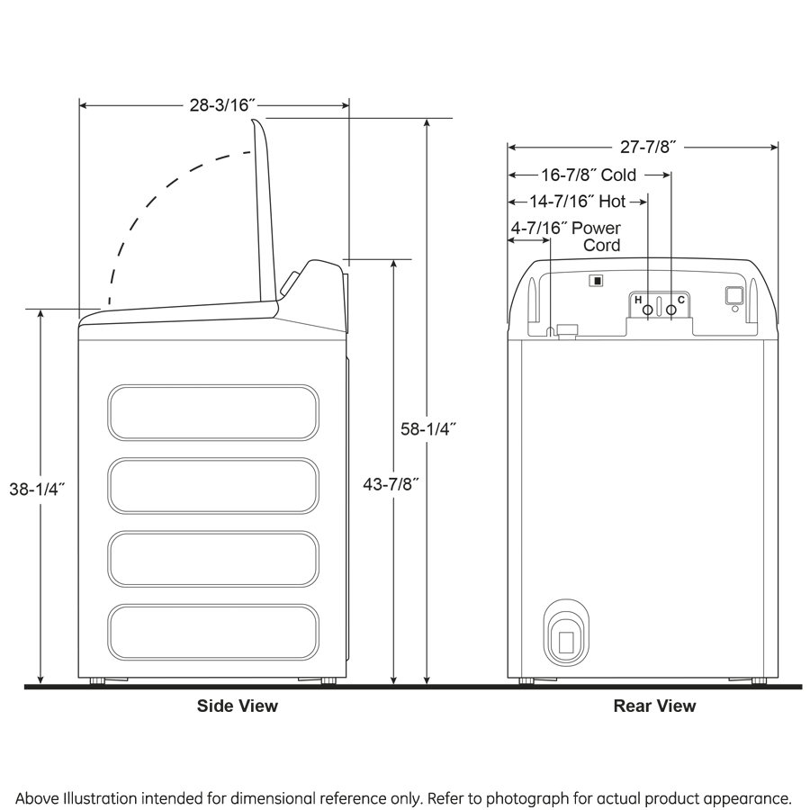 GE Profile™ 5.0 cu. ft. Capacity Washer with Smarter Wash Technology and FlexDispense™