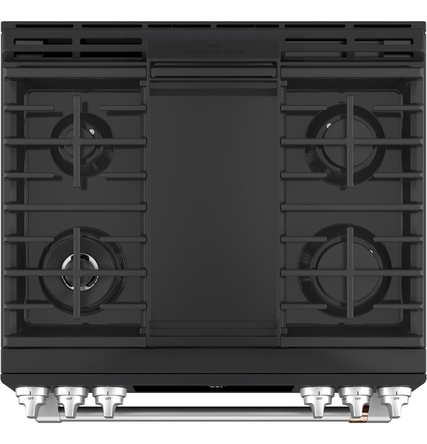 Café™ 30" Smart Slide-In, Front-Control, Gas Range with Convection Oven