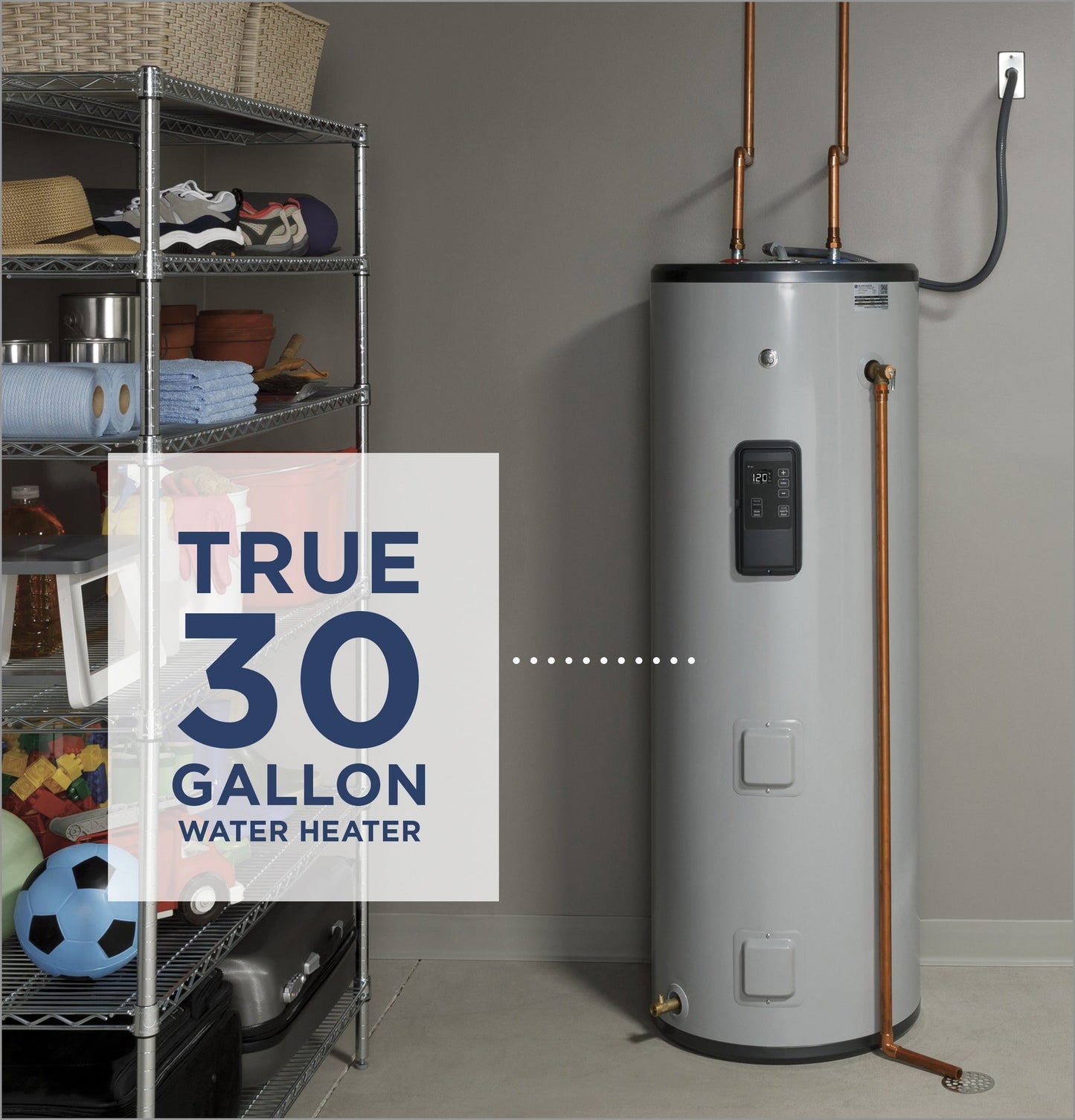 GE® 30 Gallon Tall Electric Water Heater
