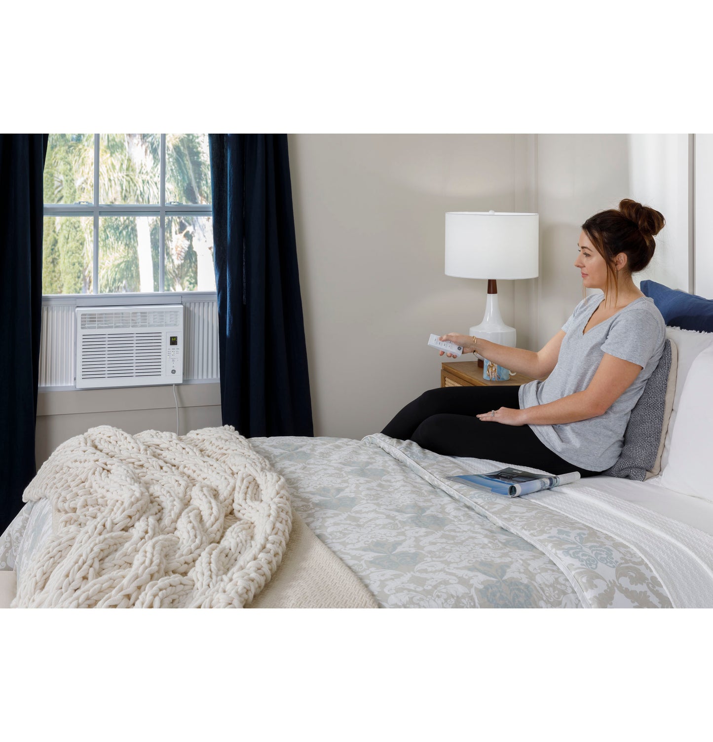 GE® 6,000 BTU Electronic Window Air Conditioner for Small Rooms up to 250 sq ft.